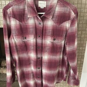 American Eagle plaid flannel XS